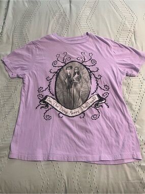 Corpse Bride Tim Burton Graphic T-Shirt Goth Horror Movie Double-Sided Women's M